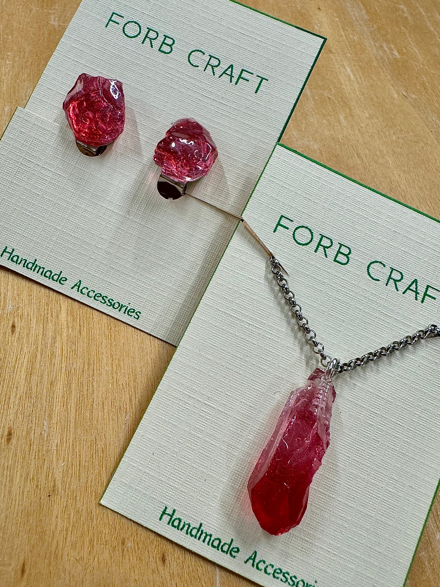 January Birthstone Necklace- Garnet