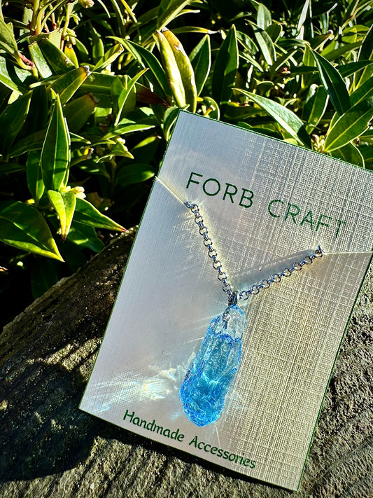 March Birthstone Necklace - Aquamarine