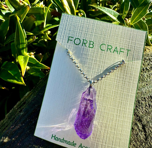 February Birthstone Necklace - Amethyst